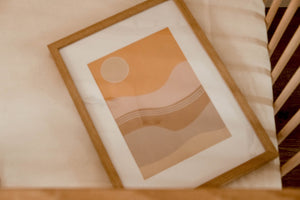 Golden Waves Print