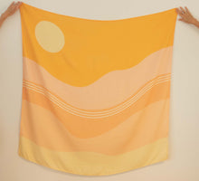 Load image into Gallery viewer, Golden Waves Baby Swaddle