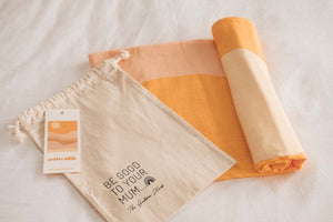 Golden Waves Baby Swaddle