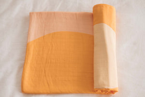 Golden Waves Baby Swaddle