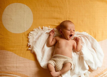 Load image into Gallery viewer, Golden Waves Baby Swaddle