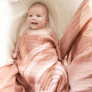 Over the Rainbow Baby Swaddle